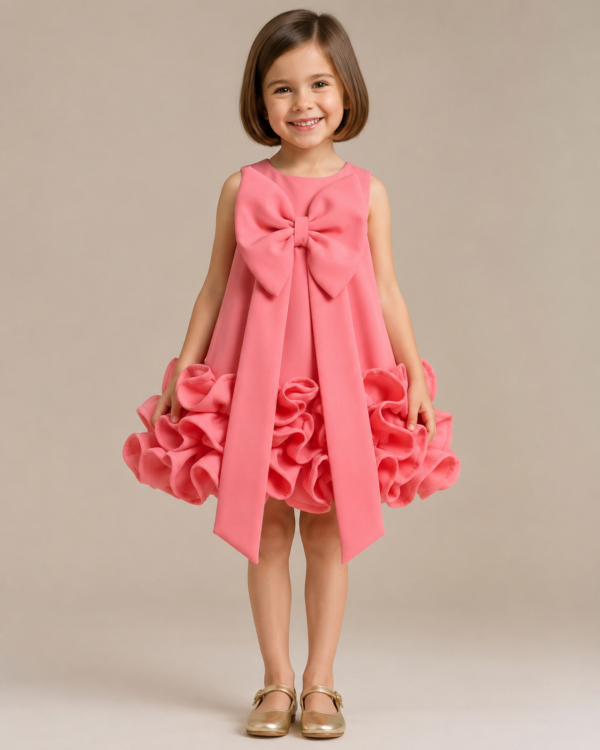 ND-PTY-BLOSSOM-DRESS-CORAL-FRONT Blossom Party Dress