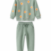 Happy Bloom Sage Sweat Set