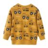 Little Builder Cotton Sweatshirt – Mustard