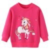 IMG_7945 Rainbow Dream Cotton Sweatshirt – Pink