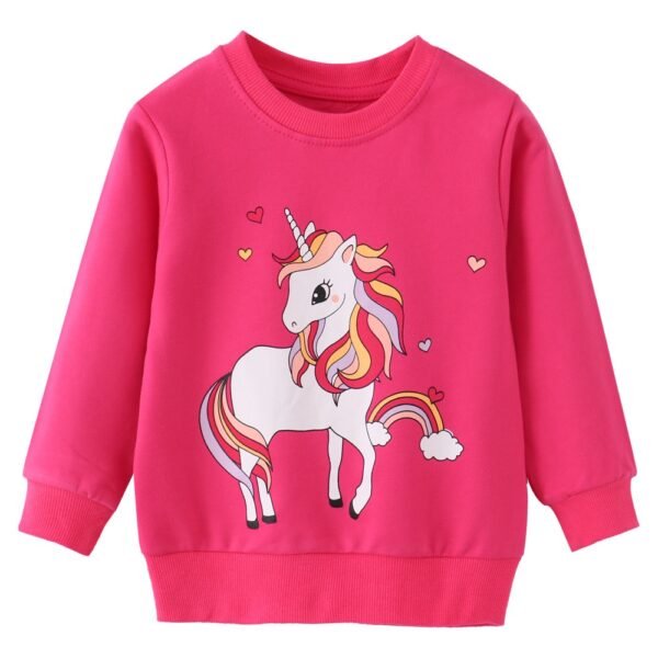 IMG_7945 Rainbow Dream Cotton Sweatshirt – Pink