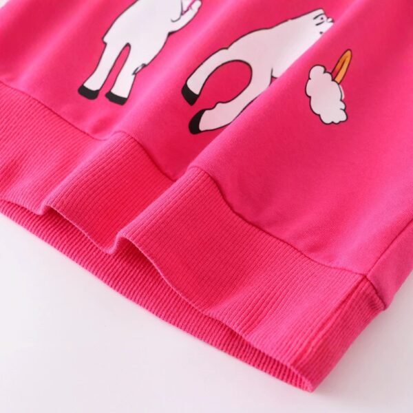 IMG_7947 Rainbow Dream Cotton Sweatshirt – Pink